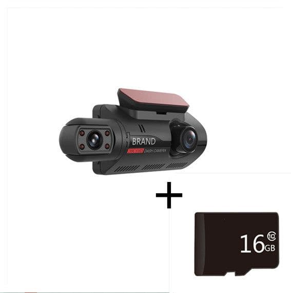 image-Hidden Driving Recorder 3 Inch IPS Screen, Front HD And Rear Non-Light Night Vision Dual Recording
