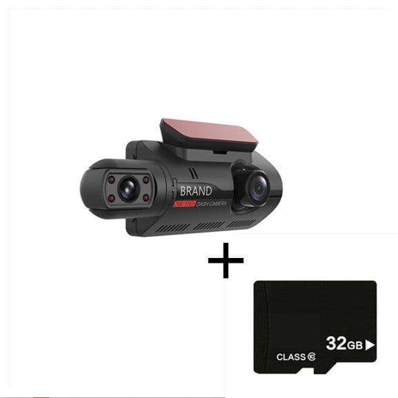 image-Hidden Driving Recorder 3 Inch IPS Screen, Front HD And Rear Non-Light Night Vision Dual Recording