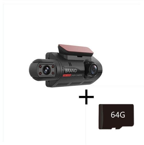 image-Hidden Driving Recorder 3 Inch IPS Screen, Front HD And Rear Non-Light Night Vision Dual Recording