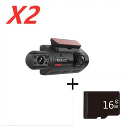 image-Hidden Driving Recorder 3 Inch IPS Screen, Front HD And Rear Non-Light Night Vision Dual Recording