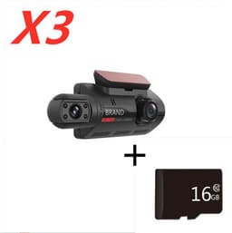 image-Hidden Driving Recorder 3 Inch IPS Screen, Front HD And Rear Non-Light Night Vision Dual Recording