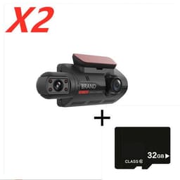 image-Hidden Driving Recorder 3 Inch IPS Screen, Front HD And Rear Non-Light Night Vision Dual Recording