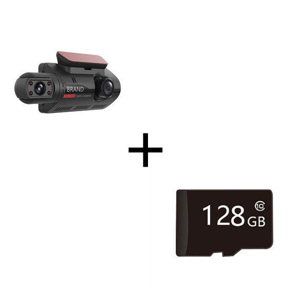image-Hidden Driving Recorder 3 Inch IPS Screen, Front HD And Rear Non-Light Night Vision Dual Recording