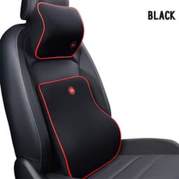 image-Car Headrest Neck Protector Backrest Car Seat Pillow Lumbar Pillow Memory Foam