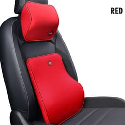 image-Car Headrest Neck Protector Backrest Car Seat Pillow Lumbar Pillow Memory Foam