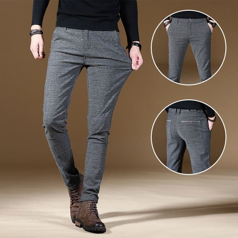 image-Fashion High Quality Men Pants Spring Autumn Men Pants