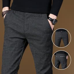 image-Fashion High Quality Men Pants Spring Autumn Men Pants