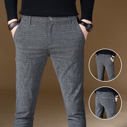 image-Fashion High Quality Men Pants Spring Autumn Men Pants
