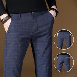 image-Fashion High Quality Men Pants Spring Autumn Men Pants