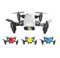 image-Micro Foldable RC Drone 3D Bearing Steering Wheel Remote Control Quadcopter Toys With Camera WiFi APP Control Helicopter Dron Kids Gift