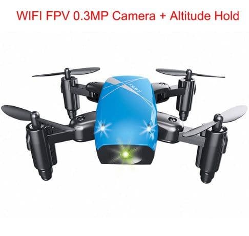 image-Micro Foldable RC Drone 3D Bearing Steering Wheel Remote Control Quadcopter Toys With Camera WiFi APP Control Helicopter Dron Kids Gift