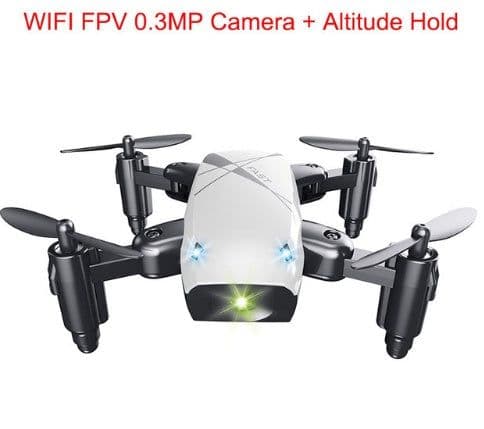 image-Micro Foldable RC Drone 3D Bearing Steering Wheel Remote Control Quadcopter Toys With Camera WiFi APP Control Helicopter Dron Kids Gift