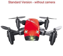 image-Micro Foldable RC Drone 3D Bearing Steering Wheel Remote Control Quadcopter Toys With Camera WiFi APP Control Helicopter Dron Kids Gift