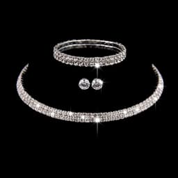 image-Bridal jewelry wholesale wholesale, bridal three sets of hot sell, Europe and the United States wedding accessories, wedding jewelry set 426
