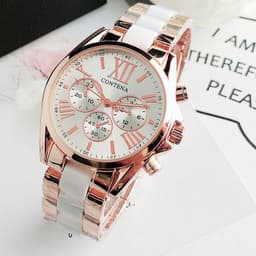 image-European and American fashion student wristwatch