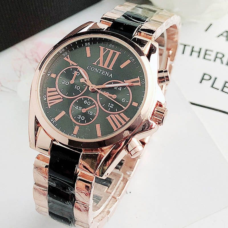 image-European and American fashion student wristwatch
