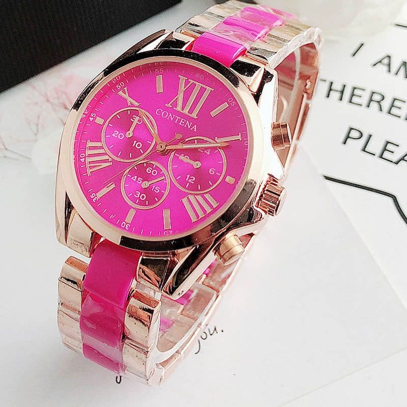 image-European and American fashion student wristwatch