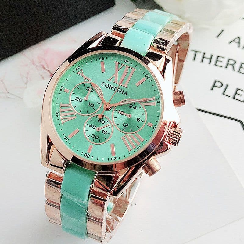 image-European and American fashion student wristwatch