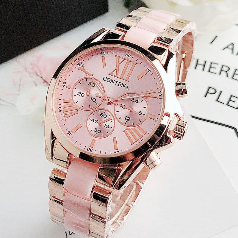 image-European and American fashion student wristwatch