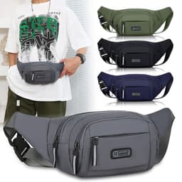 image-Men's Multifunctional Waist Bag Wear-resistant Waterproof Crossbody Bags