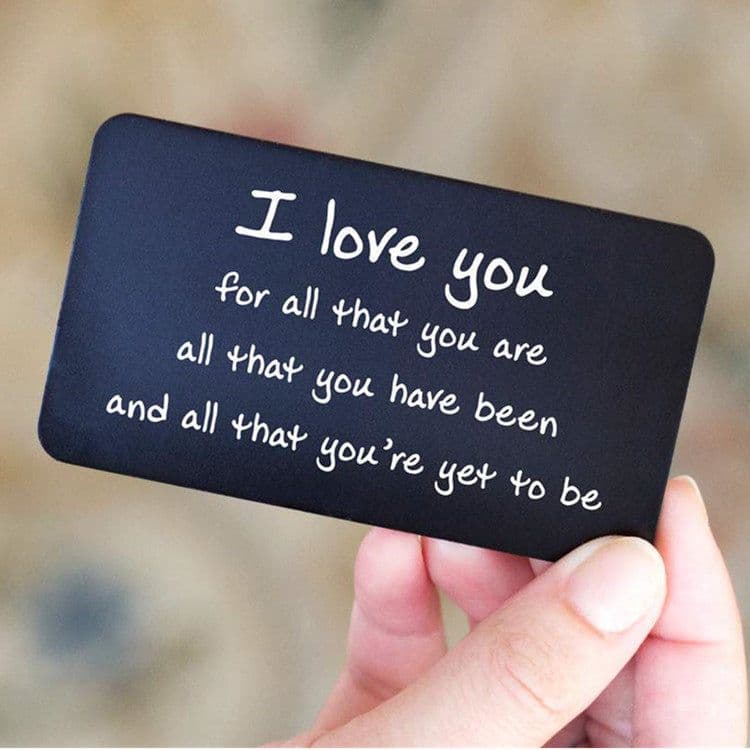 image-MOQ1 Custom Wallet Card Couple Souvenir Card