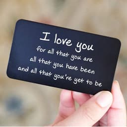 image-MOQ1 Custom Wallet Card Couple Souvenir Card