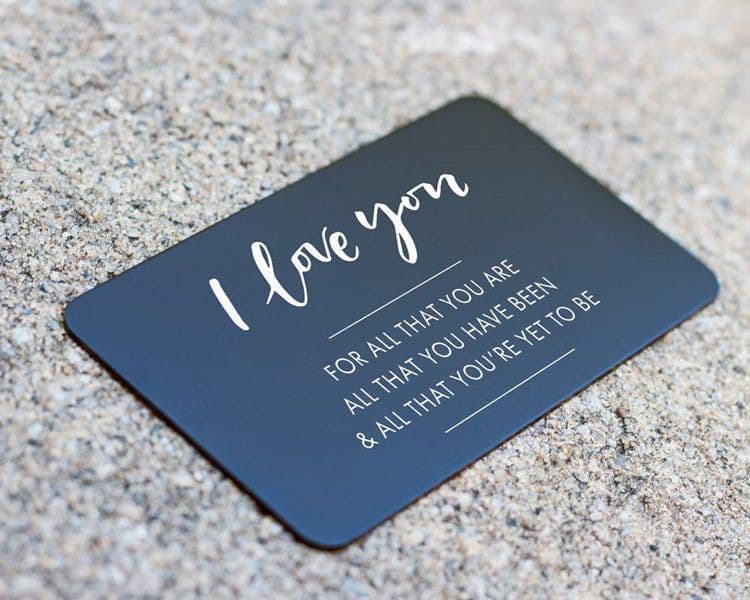 image-MOQ1 Custom Wallet Card Couple Souvenir Card