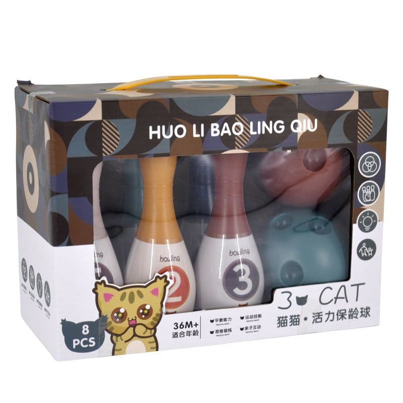image-Children's Bowling Indoor Sports Toys