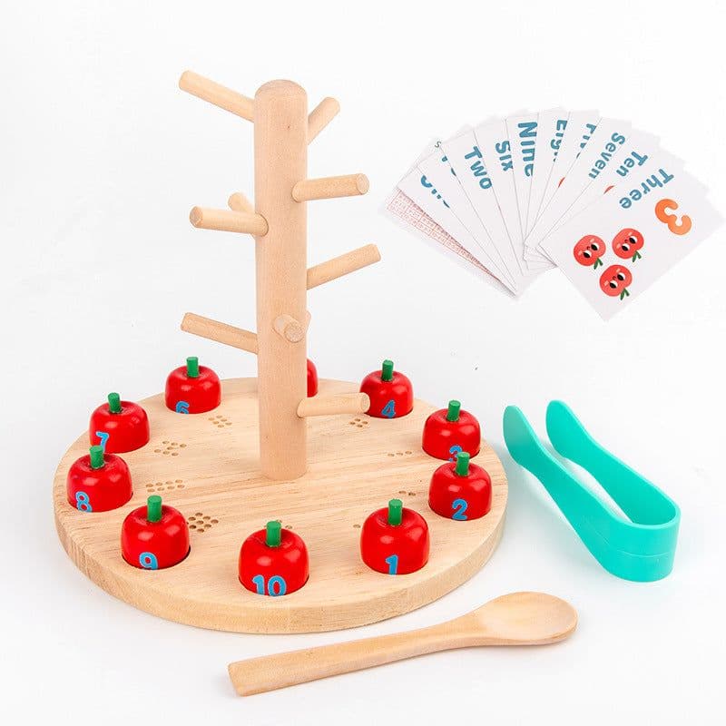 image-Wooden Baby 2-3-6 Years Old Picking bead Early Education Educational Toys