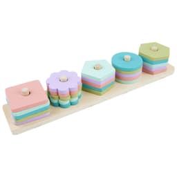 image-Children's wooden geometric shape toys