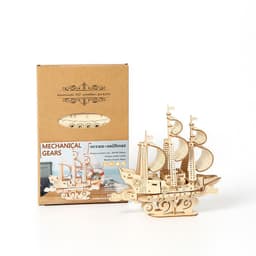 image-Ocean Sailing Puzzle 3D Basswood Children's Puzzle Toy