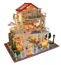 image-DIY cabin toy building blocks