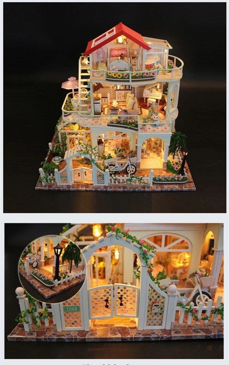 image-DIY cabin toy building blocks