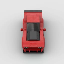 image-Racing Car Sports Model Compatible With Small Particles Building Blocks DIY Educational Toys