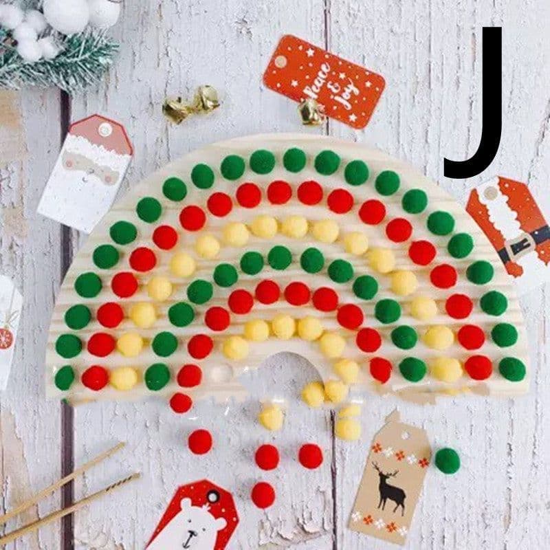 image-Rainbow Hair Ball Building Blocks Baby Early Education Educational Toys