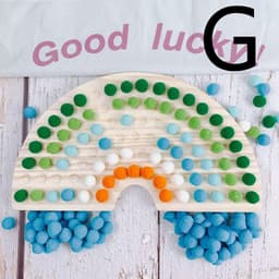 image-Rainbow Hair Ball Building Blocks Baby Early Education Educational Toys