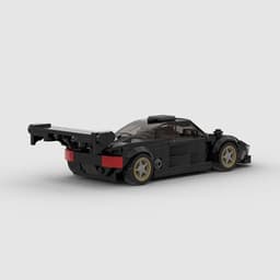 image-Super Sports Car Racing Boy Model Puzzle Assembly Toy