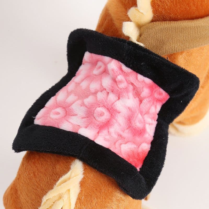 image-Children's Electric Plush Toy Will Sing And Dance Simulation Horse Leash Walking Electronic Horse Machine Horse