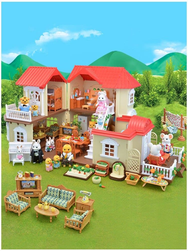 image-Forest Light Big House Play Every Family Toy Villa Doll Room Senbel Family Children Boy Girl Birthday Gift