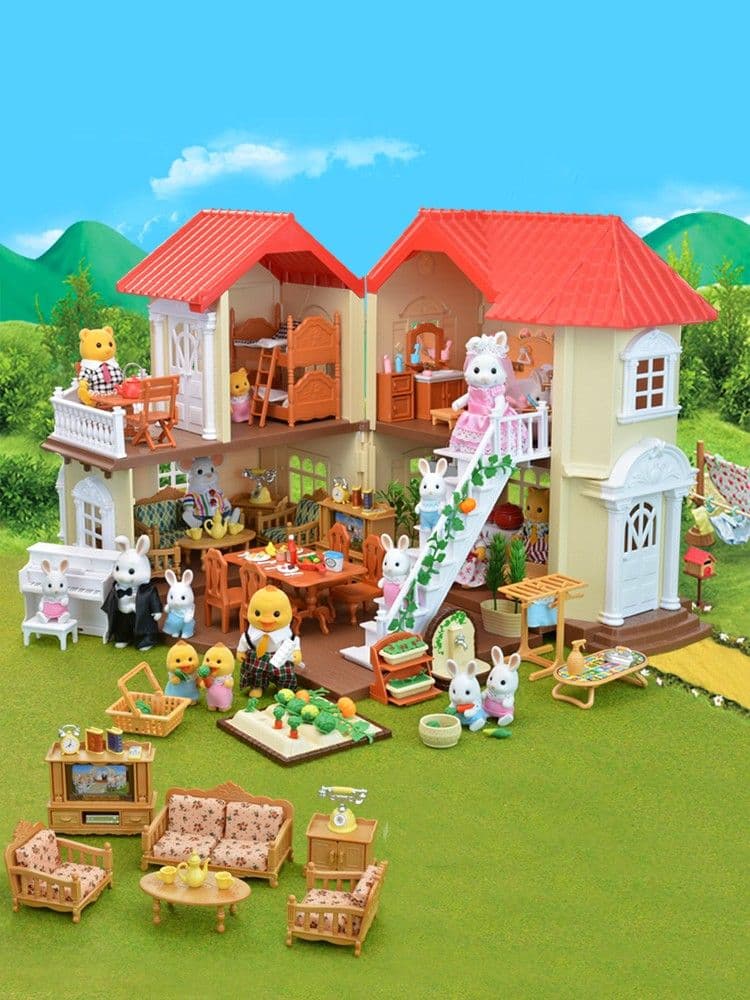 image-Forest Light Big House Play Every Family Toy Villa Doll Room Senbel Family Children Boy Girl Birthday Gift