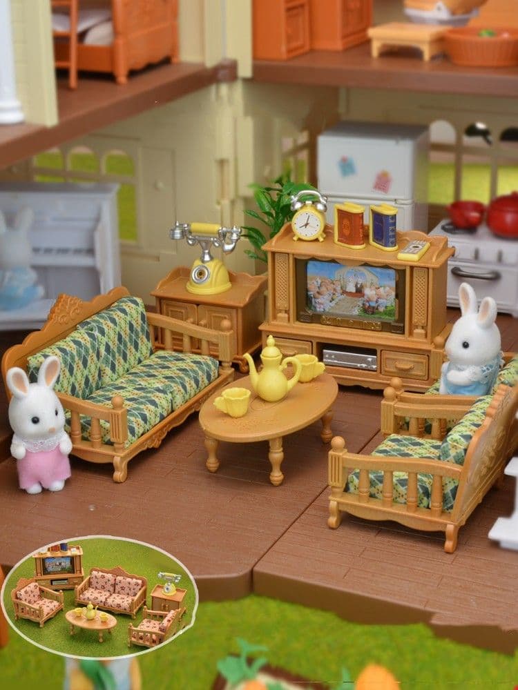 image-Forest Light Big House Play Every Family Toy Villa Doll Room Senbel Family Children Boy Girl Birthday Gift