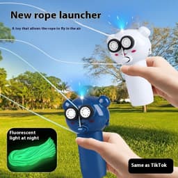 image-Luminous Rope Transmitter Electric Propeller Cat Teaser Toy