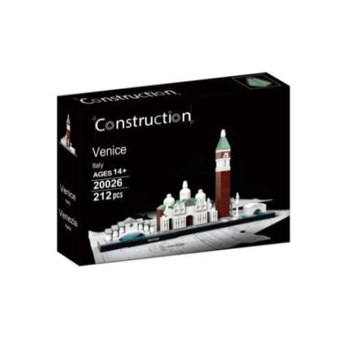 image-Architecture Paris Dubai London Sydney Chicago Shanghai Building Blocks Kit Bricks Classic City Model Kid Toys For Children Gift