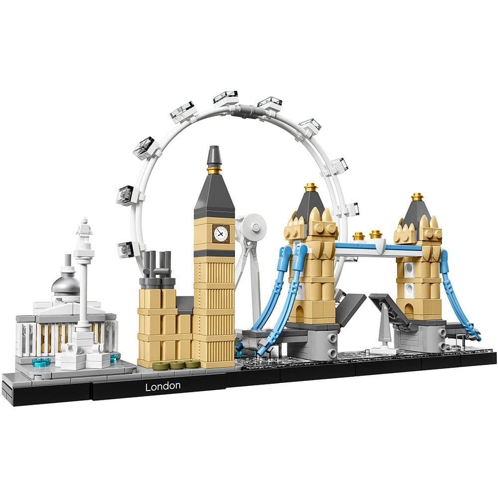 image-Architecture Paris Dubai London Sydney Chicago Shanghai Building Blocks Kit Bricks Classic City Model Kid Toys For Children Gift