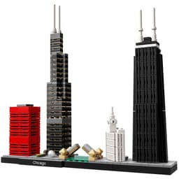 image-Architecture Paris Dubai London Sydney Chicago Shanghai Building Blocks Kit Bricks Classic City Model Kid Toys For Children Gift