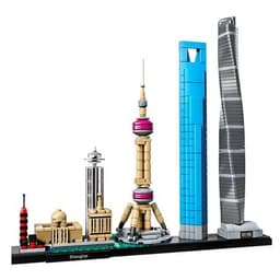image-Architecture Paris Dubai London Sydney Chicago Shanghai Building Blocks Kit Bricks Classic City Model Kid Toys For Children Gift