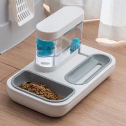 image-automatic pet cat feeder water dispenser
