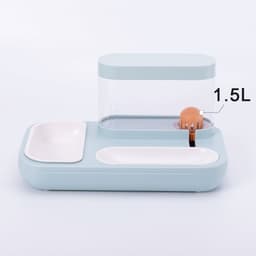 image-automatic pet cat feeder water dispenser