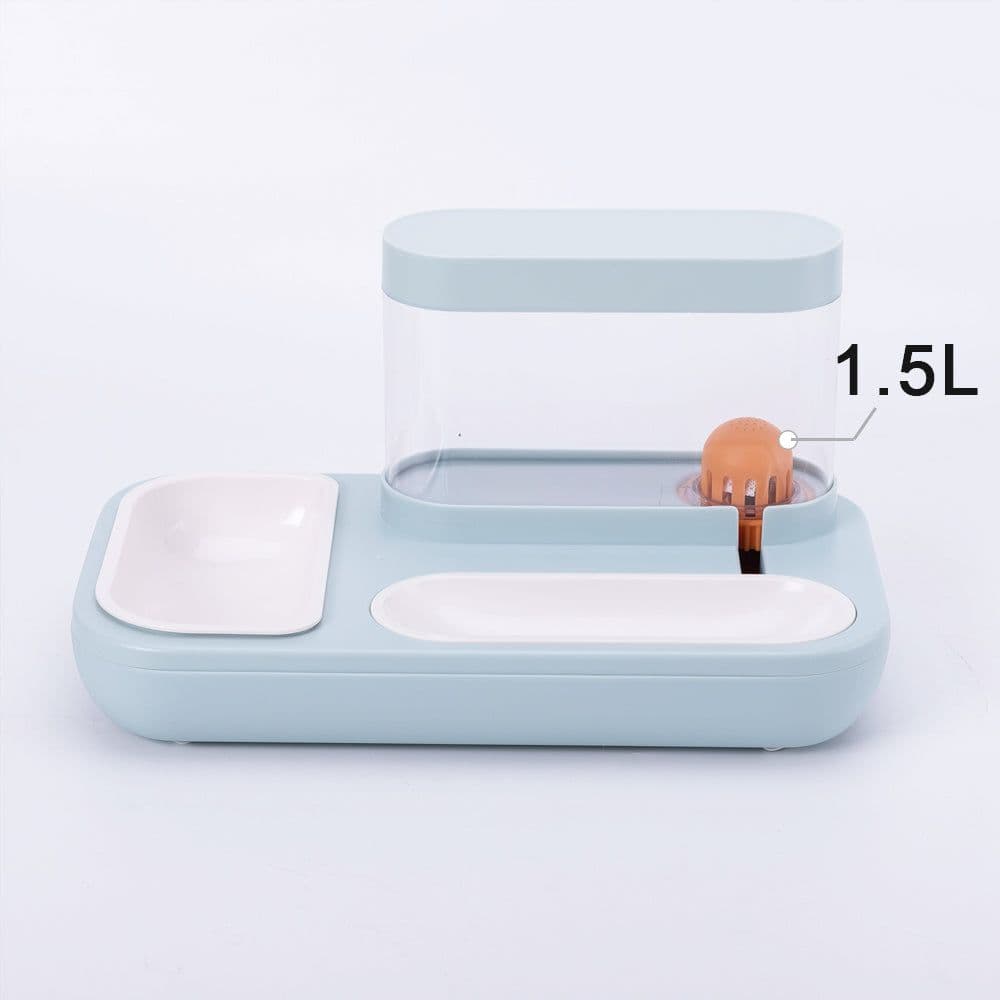 image-automatic pet cat feeder water dispenser