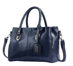 image-Vintage Oil Wax leather luxury handbags Women Bags